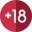 prohibido menores de 18